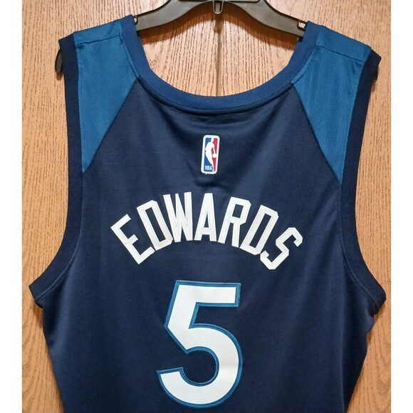Anthony Edwards (Nike)-(Minnesota)-(Blue)-(Jersey)-(New Condition)-(SizeXL)-$100 - Picture 7 of 11